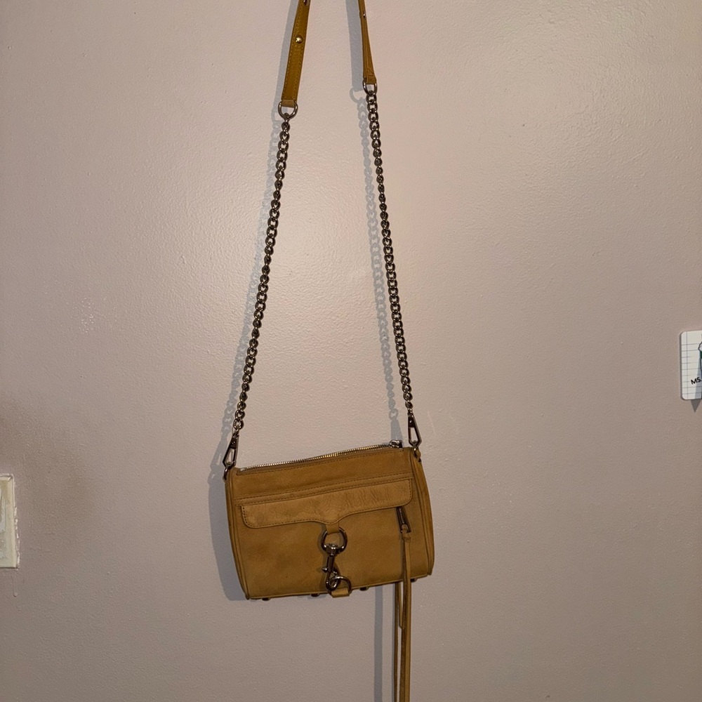 Rebecca Minkoff Mustard Leather Crossbody Bag